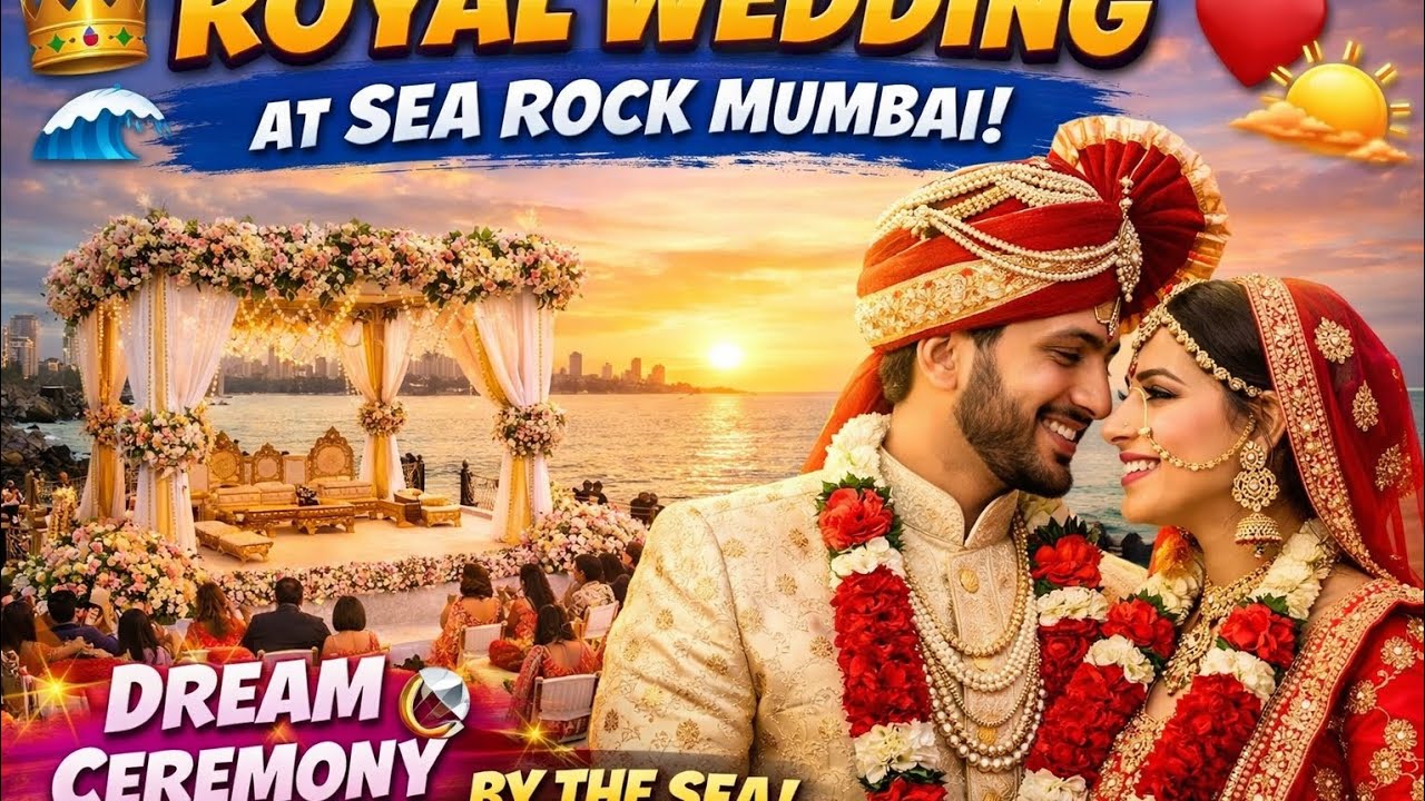 Sunset Wedding at Sea Rock 🌅💖 | Pure Magic Moment 