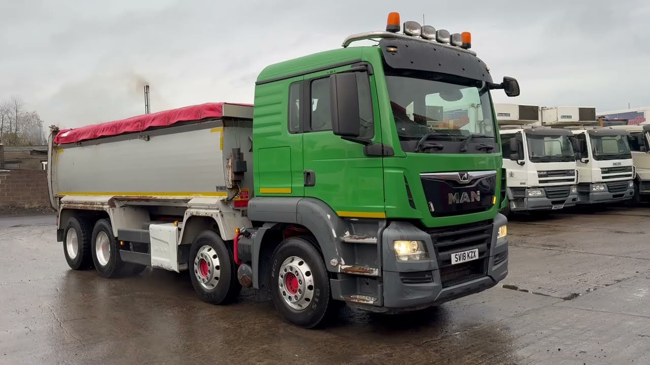 **FOR SALE** 2018 MAN TGS 32.420 Sleeper Cab, 8x4, Steel Body, Alloy - Dixon Commercial Exports Ltd