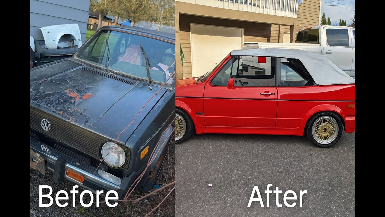 '83 VW Cabriolet — история реставрации из грязи в князи