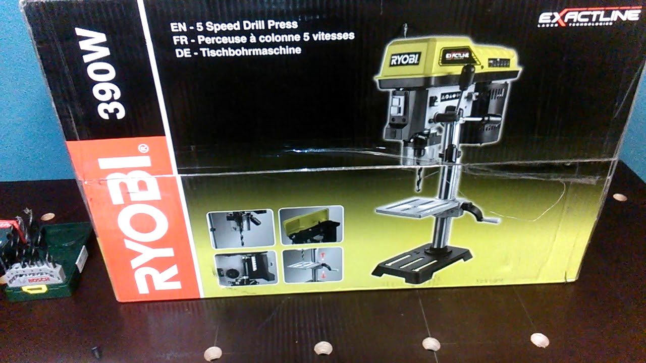 Сверлильный станок Ryobi RDP102L. Ryobi rdp102l drilling machine.