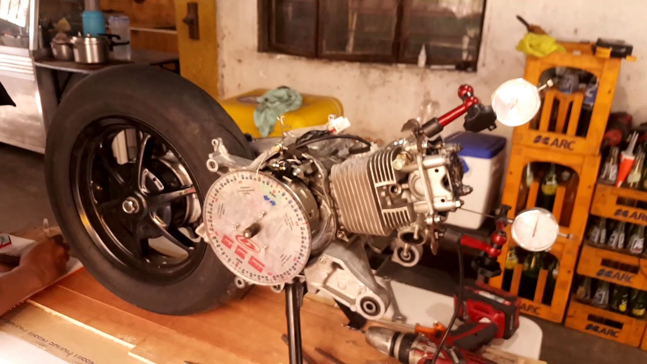how to read cam degree on motorcycle
