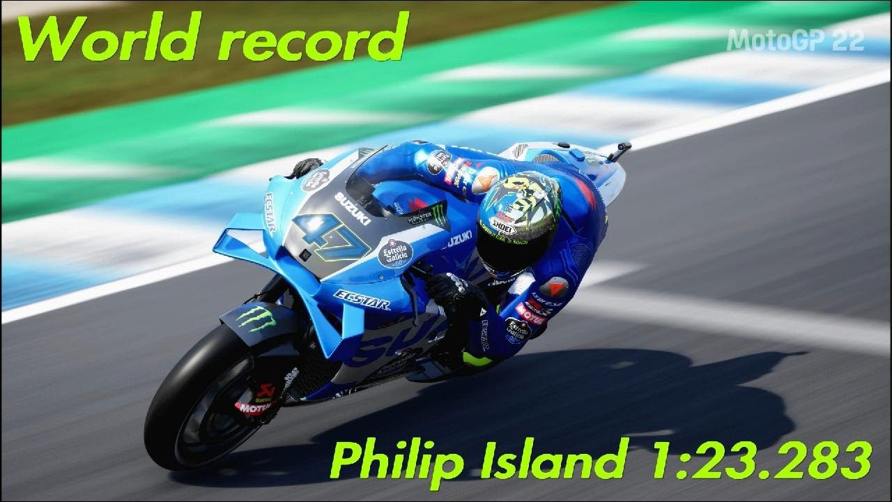 MotoGP 22 World record Philip Island 1:23.283