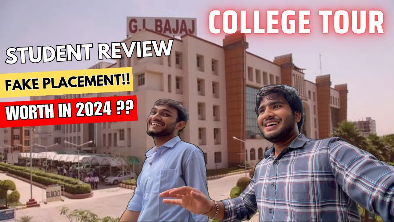 GL BAJAJ Campus Tour Vlog || Students Review || Placements , Fees , Is It Worth??