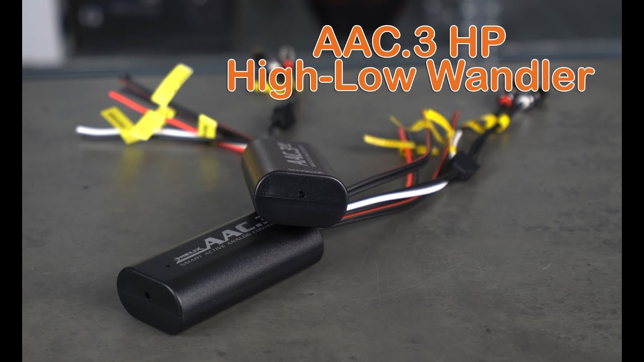 HighLow Wandler Helix AAC.3 HP - was kann der TOP Konverter - High/Low Adapter für das Autoradio
