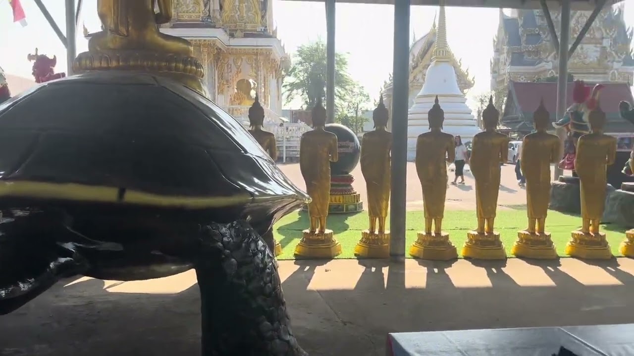 วัดใหญ่มากสะอาด ร่มรื่น#อุ๋งอิ๋งเพชรบ้านแพง #ผู้ใหญ่บ้านฟินแลนด์ #dance 