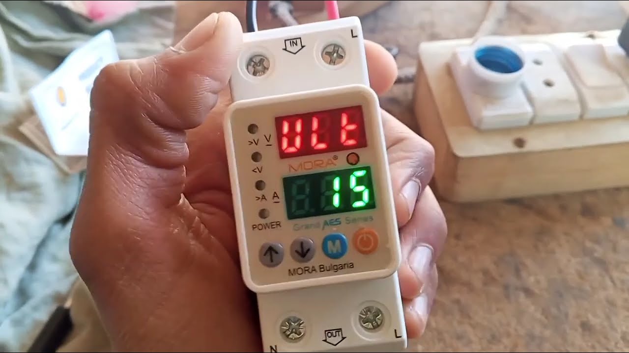 Voltage Protector with 6 Fault Protection | Complete Wiring & Settings Guide