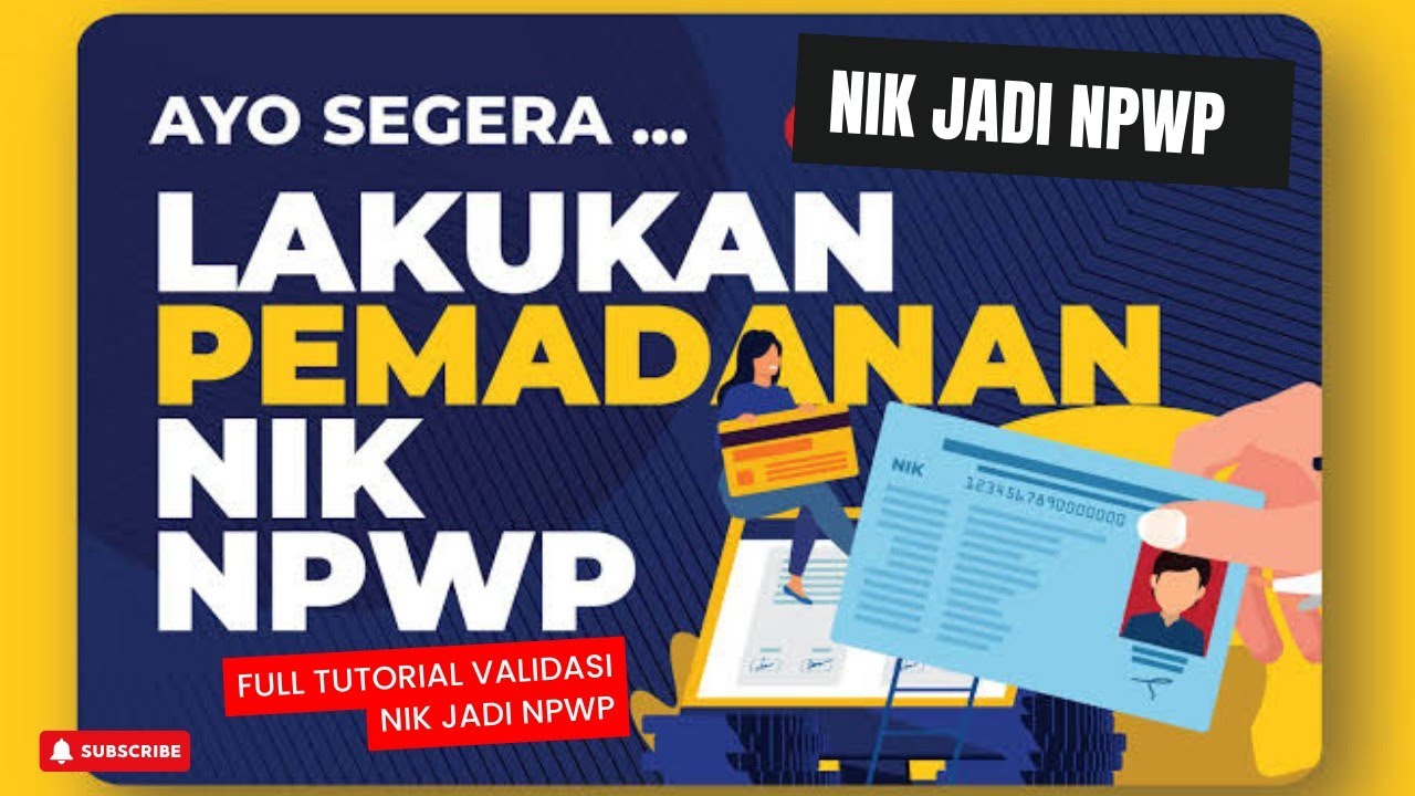 Tutorial Pemadanan NIK Jadi NPWP 2024