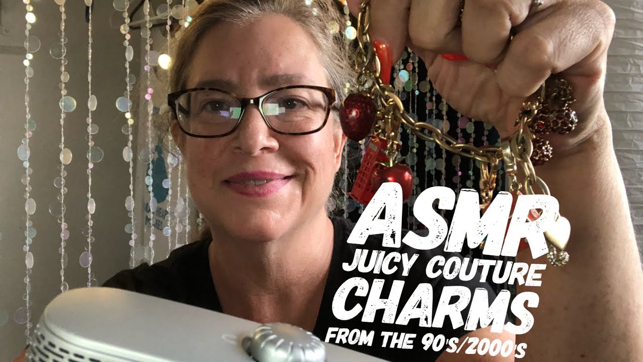 ASMR softly spoken looking at some Juicy Couture charms from the 90's early 2000's