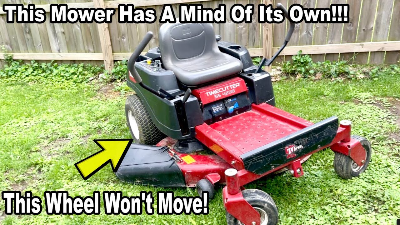 Toro TimeCutter Won't Move! Only One Wheel Working!! Do I Have A Hydrostatic Transmission Issue???!
