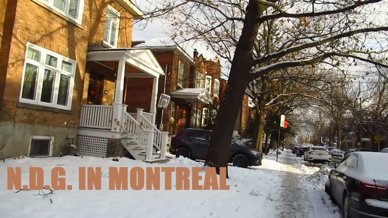 12 9 21 WALKING AROUND MONTREAL'S NOTRE-DAME-DE-GRACE BOROUGH