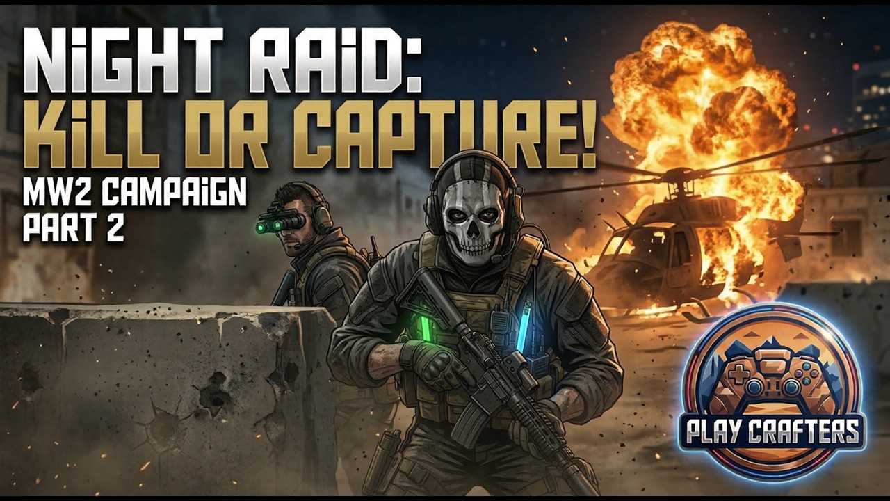 NIGHT RAID: KILL OR CAPTURE! 💀 | MW2 Campaign Part 2 (Play Crafters)