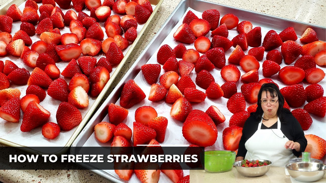 How to Freeze Strawberries | Food Preservation and Storage