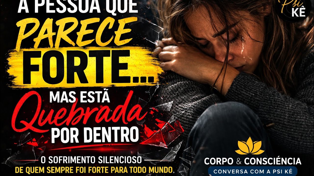 A Pessoa Que Parece Forte. Mas Está Quebrada sofrimento silencioso de quem  é forte para todo mundo