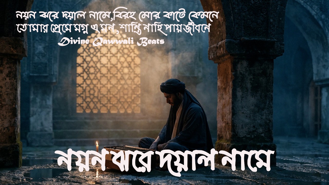 নয়ন ঝরে দয়াল নামে - বিরহী সুফি কাওয়ালি | Divine Qawwali Beats