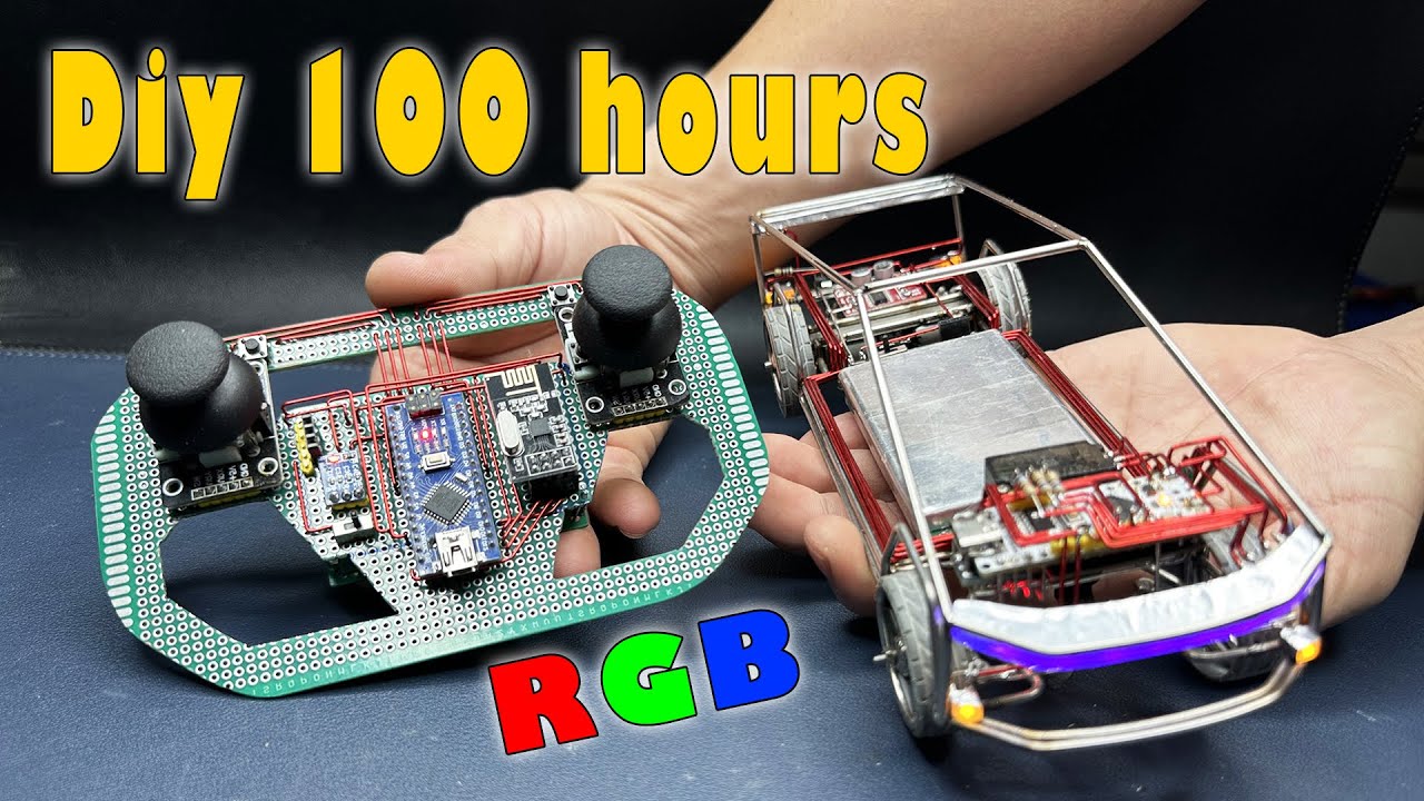 Build Your Own MINI CYBERTRUCK from Everyday Materials! | full 100 hours diy