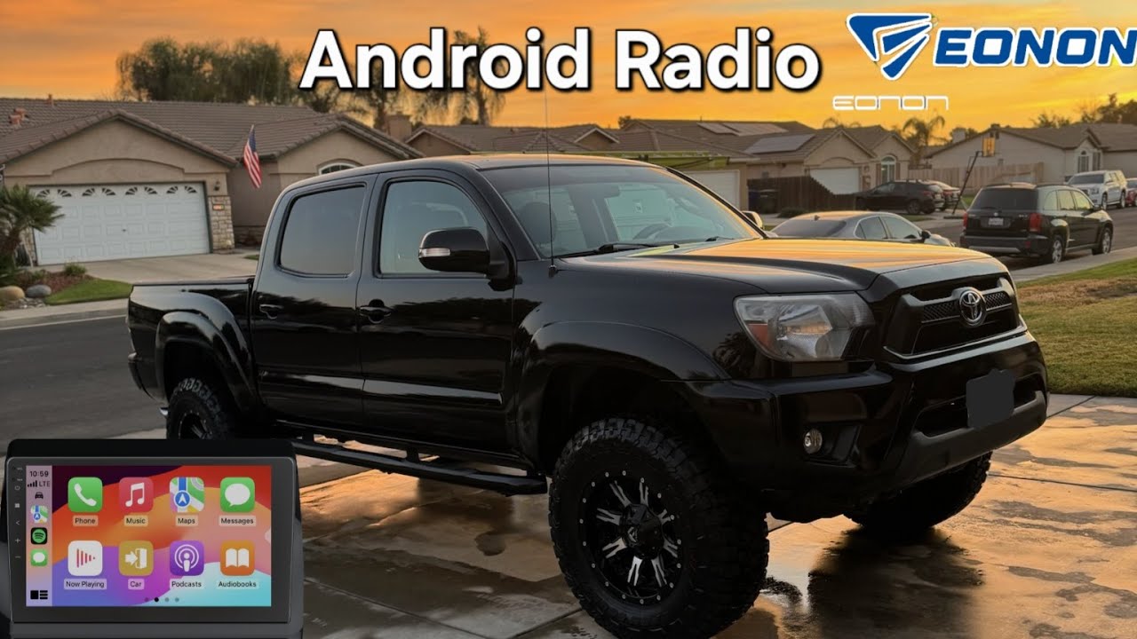 Android-магнитола Eonon установлена ​​в обновленной версии Toyota Tacoma TYTACX6.