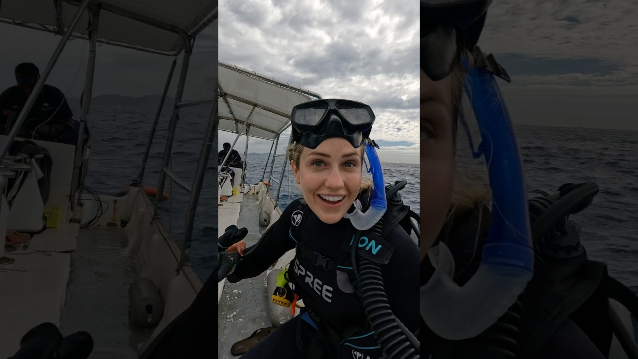 Why scuba divers fall backwards