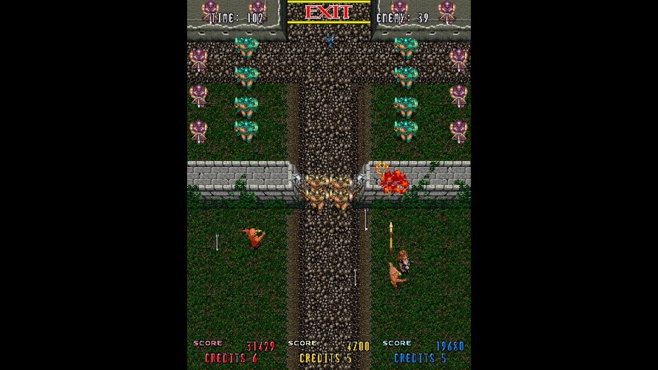 Gain Ground arcade 3 player Netplay 60fps