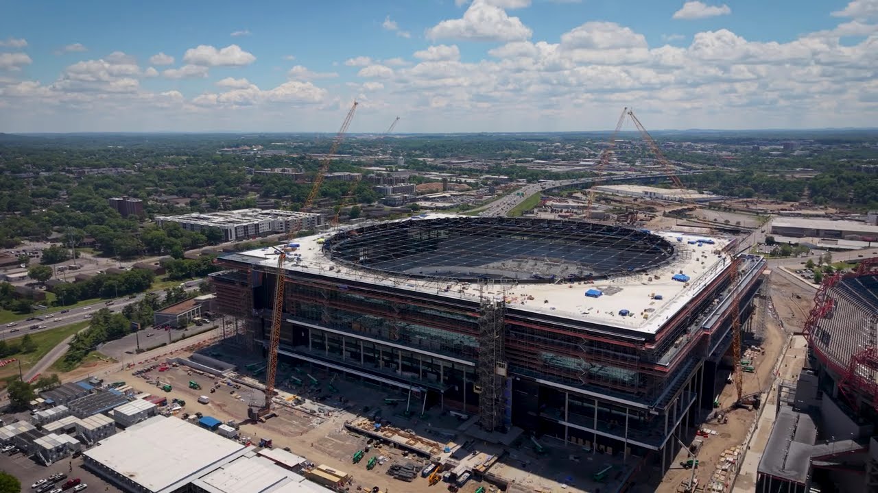 Titans New Nissan Stadium Fly By 5-9