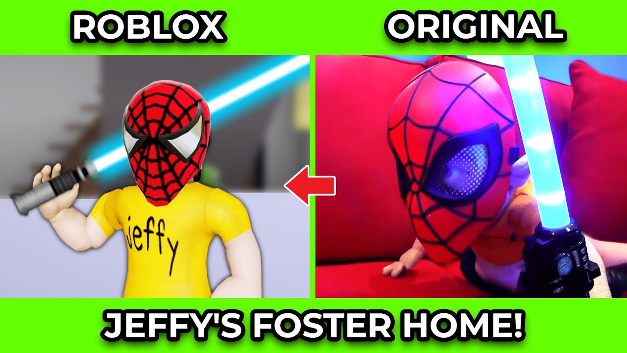 SML Movie vs SML ROBLOX: Jeffy's Foster Home ! Side by Side