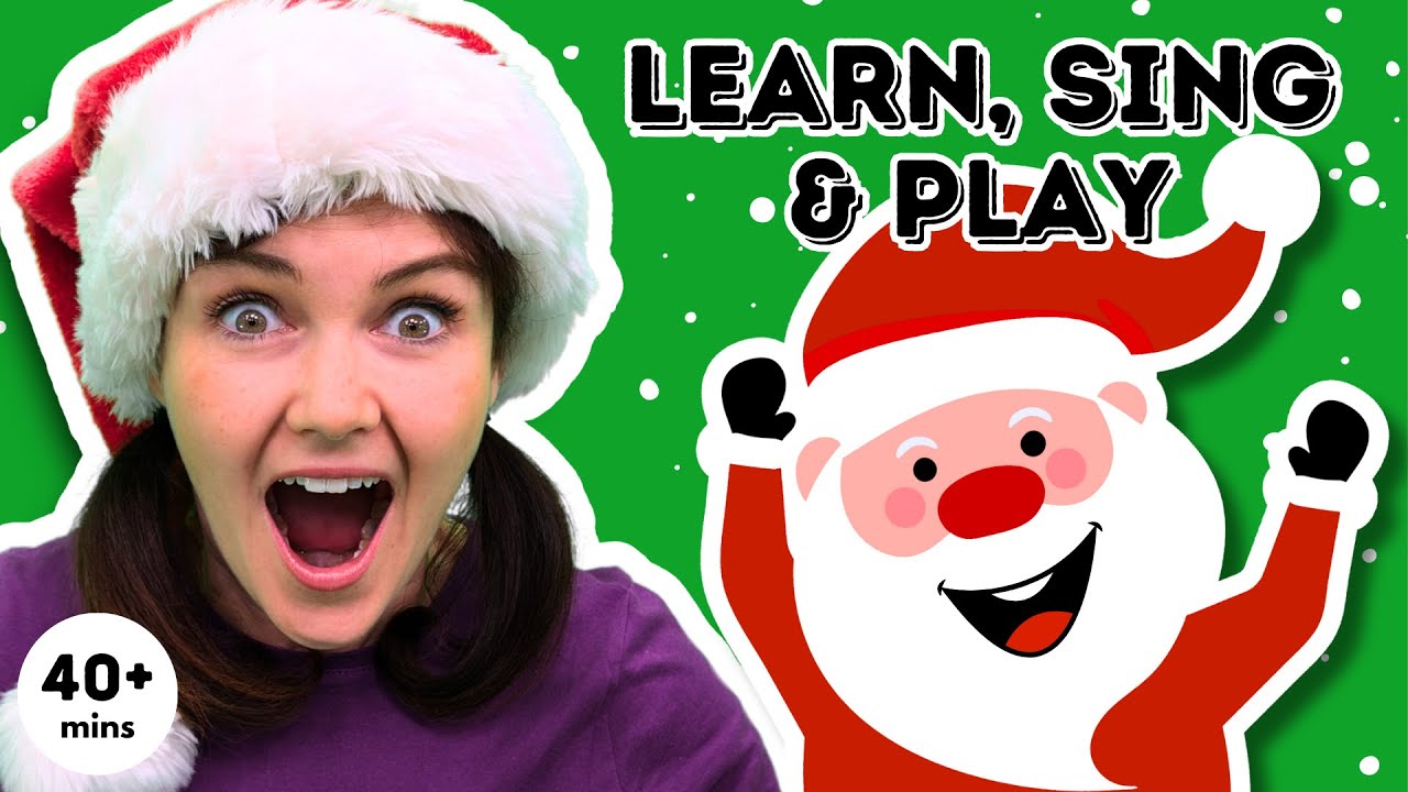 Fun With Santa 🎅 Toddler Learning Video 🦌 Christmas Songs For Toddlers