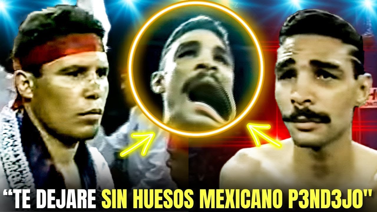 El BOCON que AMENAZO y RETO a CHAVEZ y termino ORINADO de MIEDO!