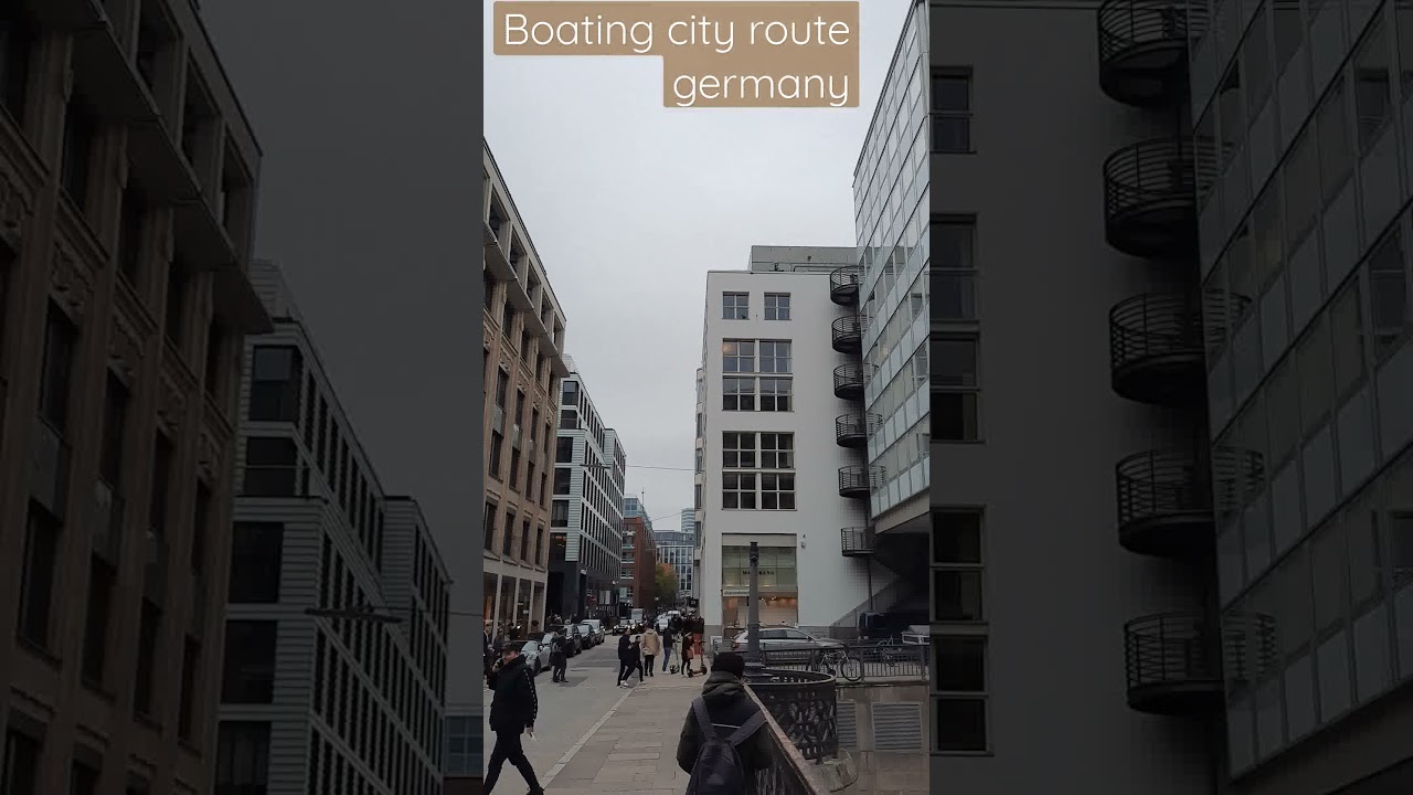 # germany hamburg City boating 
