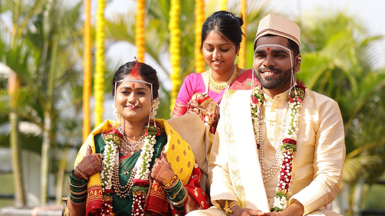 Shraddha & Narayan Wedding  video #marathi_weddingz #twostates #wedding