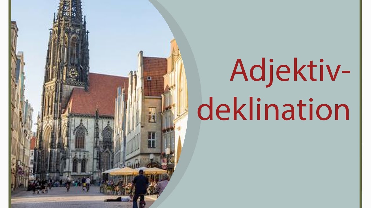Les Jerman Gratis - Grammatik - Adjektivdeklination (G16) A1.2