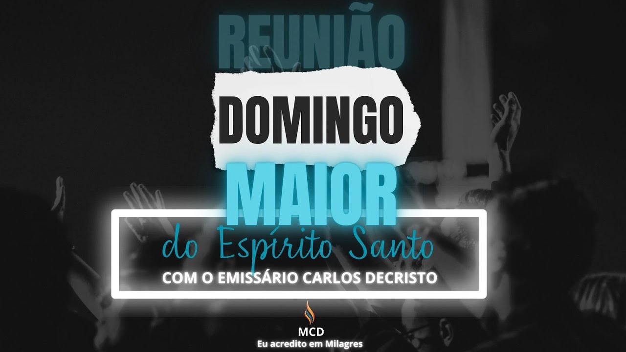 MCD REUNIÃO DE DOMINGO- Manhã-01-03-2026