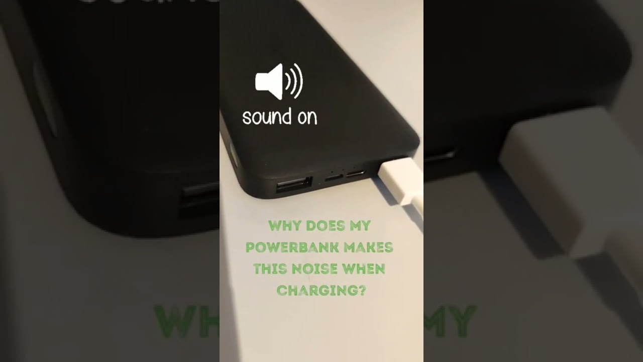 Why does my powerbank makes this noise when charging?