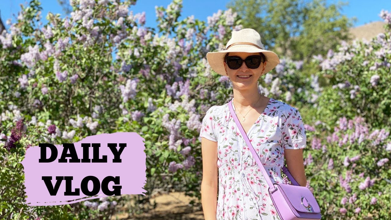 Daily vlog | Plantatie cu liliac în California si shopping