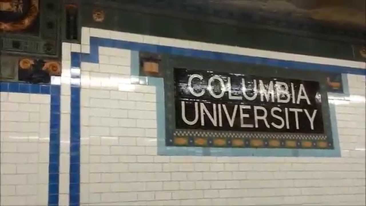 116th Street – Columbia University Subway Station (1 line. Morningside Heights, Manhattan NYC 2014)