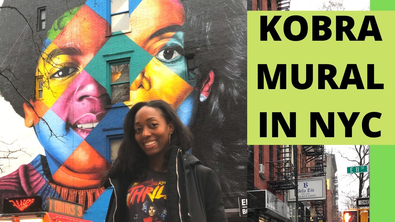 VISITING THE MICHAEL JACKSON MURAL IN NYC (BY ARTIST KOBRA)