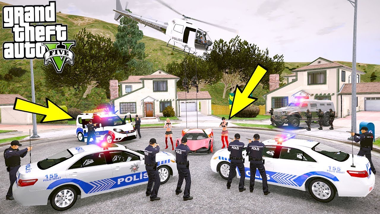 ATIN SİLAHLARINIZI ETRAFINIZ SARILDI POLİS! - GTA 5