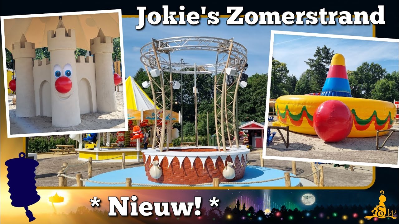 [#Efteling] NIEUW: Jokie's Zomerstrand - ☀️ Zomer 2023