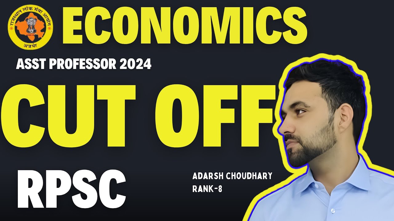 RPSC Assistant Professor Economics | Expected Cut Off 2024