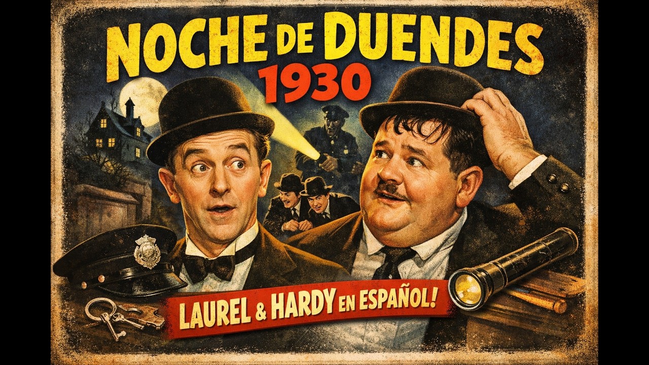 NOCHE DE DUENDES (1930) – La versión en español de Laurel y Hardy