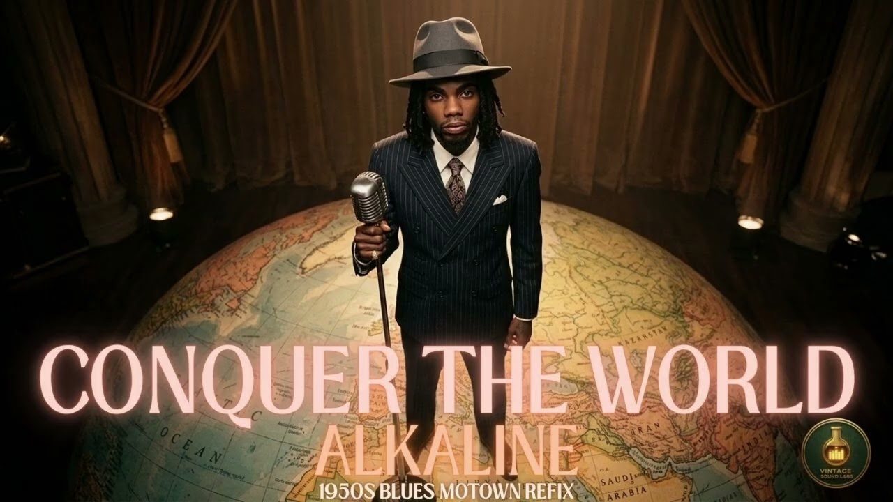 Alkaline &ndash; Conquer The World (1950s Blues Remix) | Vintage Dancehall Blues #vintagesoundlabs