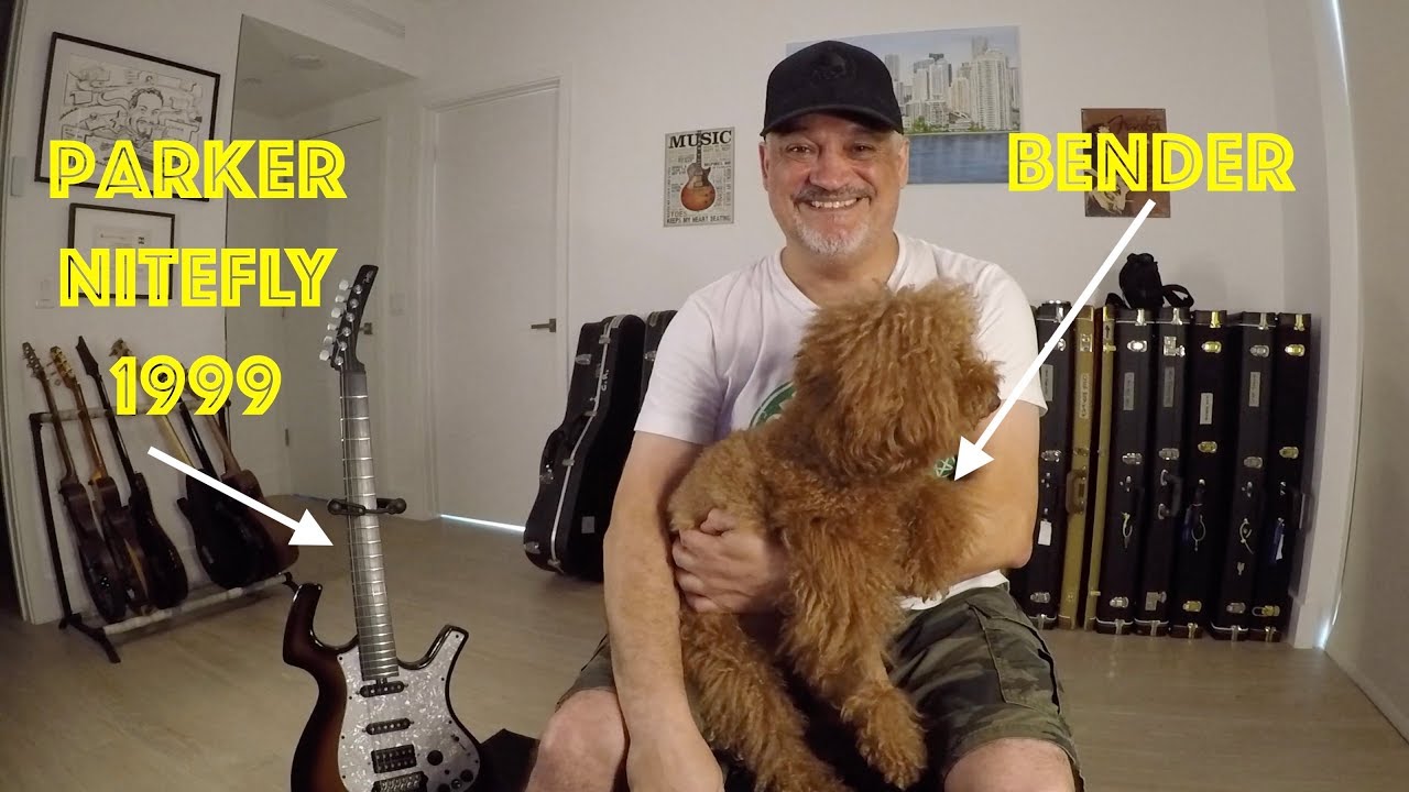 USA 1999 Parker Nitefly Electric Guitar Closer Look Before Restringing and Bender Update!