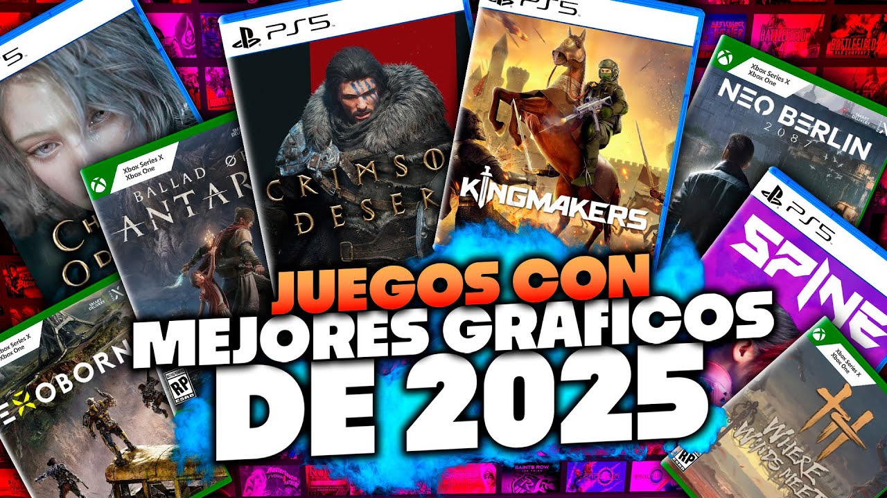 10 JUEGOS con GRÁFICOS INCREÍBLES que llegan en 2025  🔥 PS5, Xbox Series y PC