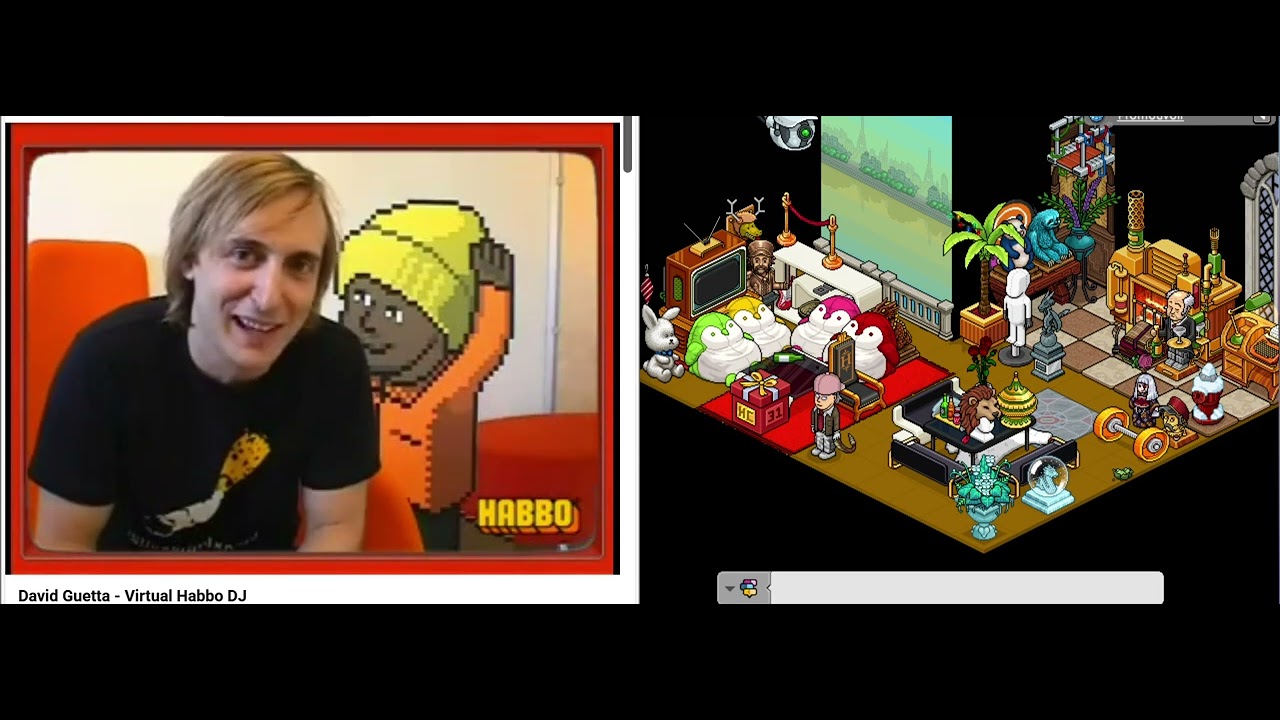 DAVID GUETTA DJ on habbo.fr (extrait)
