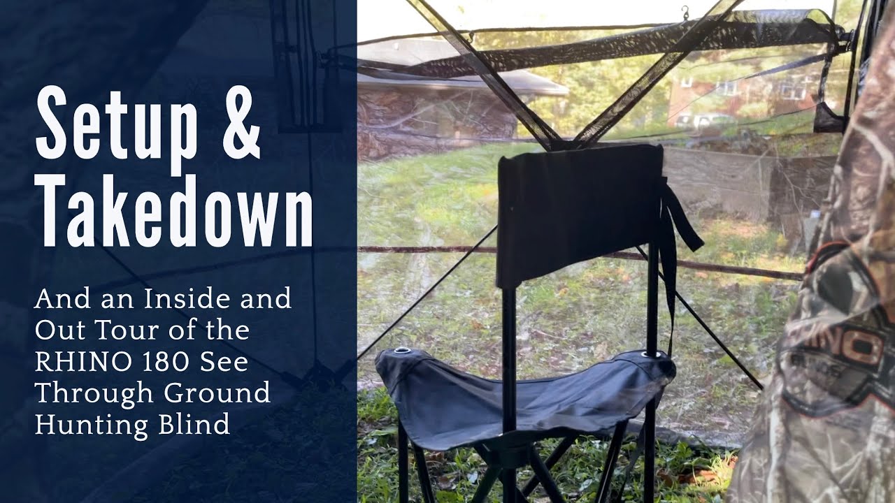 REVIEW: RHINO 180 Blind - Setup, Tour Inside & Out and Takedown - How Easy Is It, Really?
