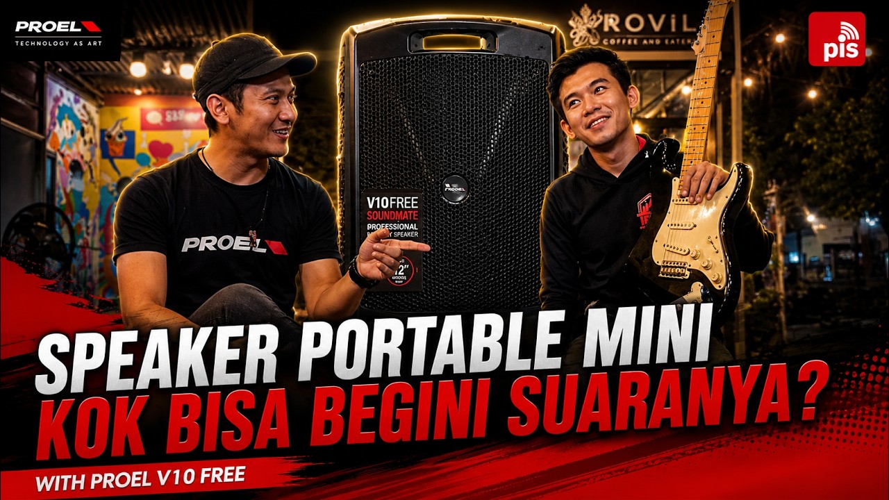 SPEAKER PORTABLE MINI KOK BISA GINI?! FRIEDY WIJAYA dan V10 Free LIVE REVIEW #gitarandimanasaja