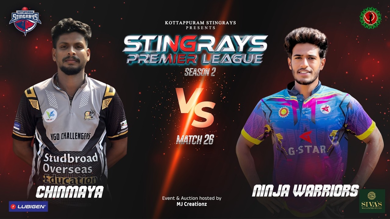 MATCH 26 || CHINMAYA VS NINJA  || Stingrays Premier League - Season 2 || Kottapuram Stingrays