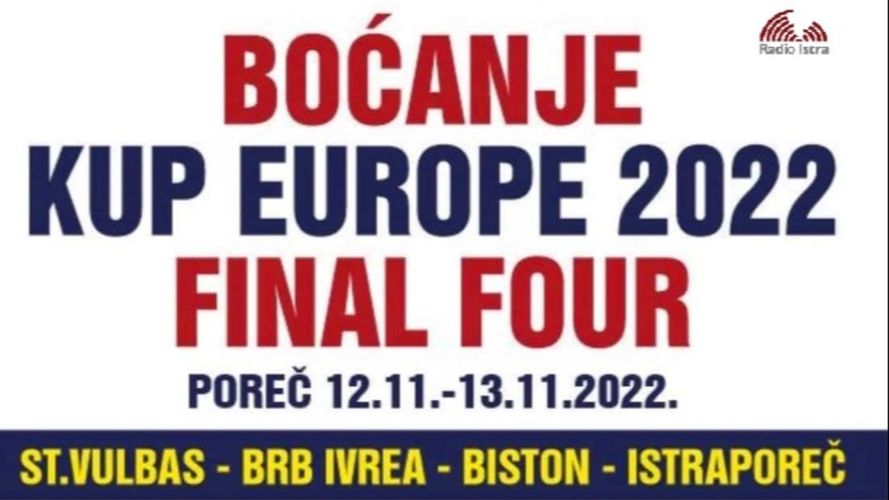 Final4 KEP - Polufinale: Istra Poreč (CRO) - Biston (CRO)