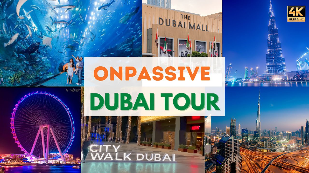 ONPASSIVE |4K| Deployed A MASSIVE Marketing Campaign - Across Dubai City & Burj Khalifa