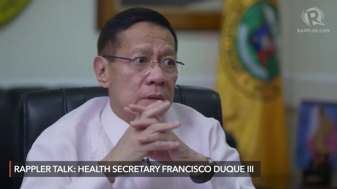 Rappler Talk: Francisco Duque III on the state of health in the Philippines