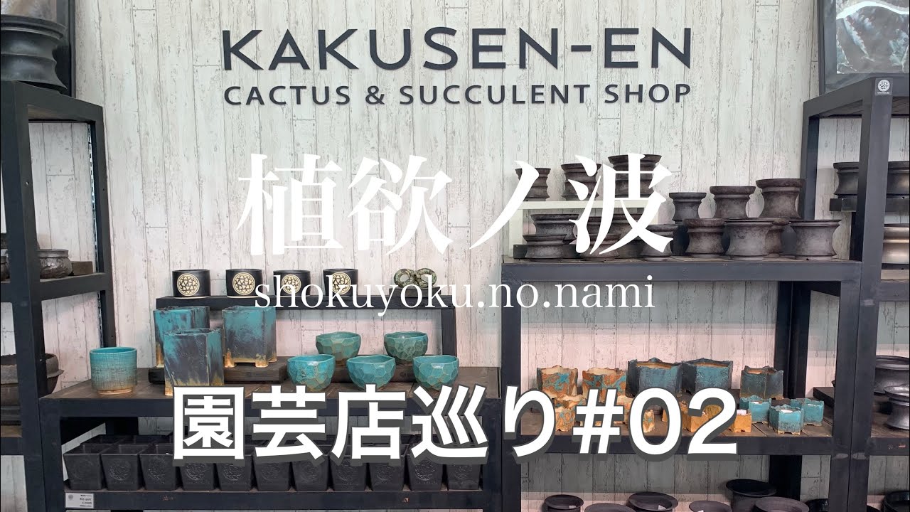 【園芸店巡り#02】鶴仙園 KAKUSEN-ENに行って来た！