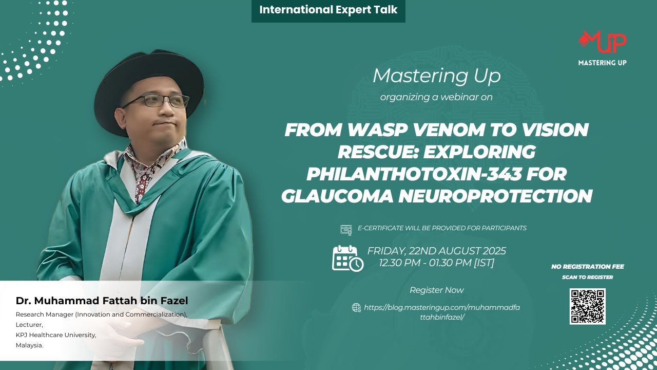 From Wasp Venom to Vision Rescue | Dr. Muhammad Fattah bin Fazel | Mastering Up